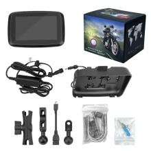 Motorcycle 5 Wireless CarPlay & Android Auto GPS Display - IPX7 Waterproof Navigator