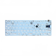 GH60 Bluetooth Tri-Mode Custom Keyboard PCB - 61 Poker Layout with 63 Left Shift, 64 Split Space, QMK/VIA Compatible for DIY Gamer Accessories
