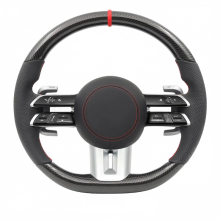 Premium Carbon Fiber Steering Wheel - Plug & Play for Mercedes-Benz AMG W464, W204, W205, W212, W123, A/B/C/E/S/V Class, CLS, GLC, GLE, GLS, GLA, CLA