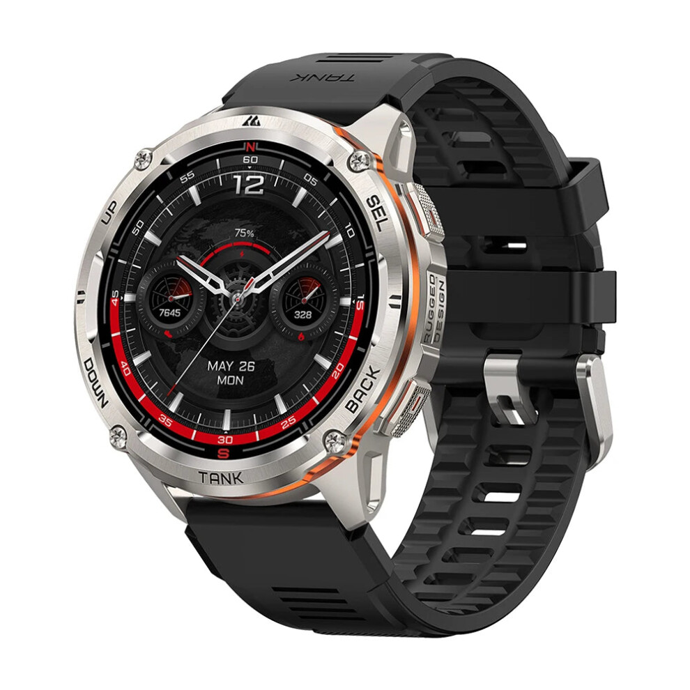 Kospet Tank T3 Ultra 2: Rugged Gps Smartwatch With Compass, Altimeter, 60-Day Battery, 5Atm & Ip69k Waterproof, Amoled Display & Bluetooth Calling Fo 313044691609
