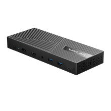 Ultra-Fast Wavlink USB-C 10G Triple 4K Display KVM Docking Station with Dual 100W Power Delivery