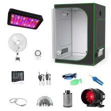 Comprehensive Indoor Plant Grow Kit with 600D Fabric and LED Light for Optimal Growth