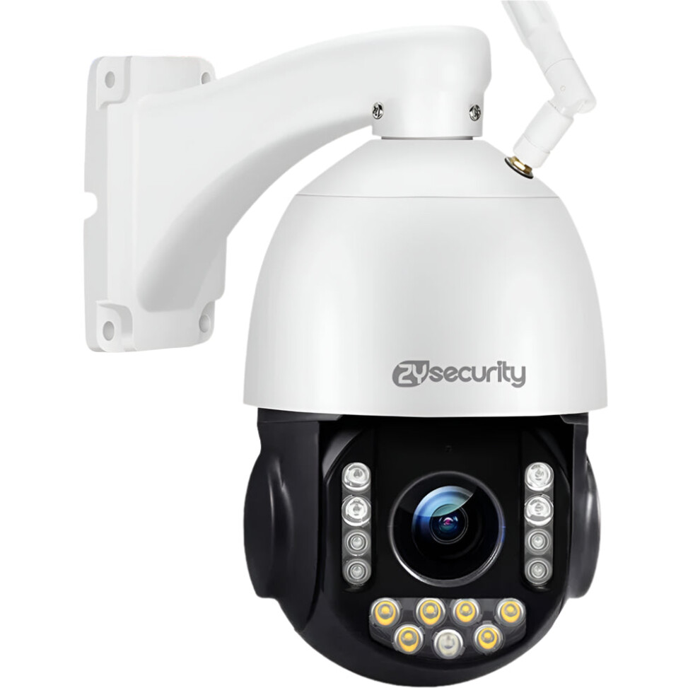 4K 8Mp 30X Zoom Outdoor Ptz Security Camera With Wifi & Poe Ã¢Â Human & Vehicle Detection, 2.4/5G Wifi, Auto-Tracking Speed Dome 313115338334