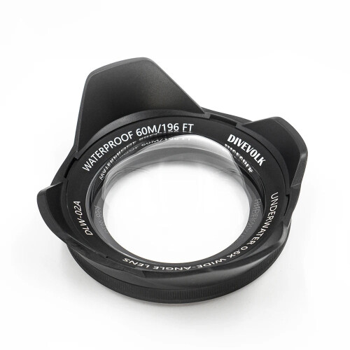 DiveVolk Underwater Wide Angle Conversion Lens x0.6 for Action Cameras