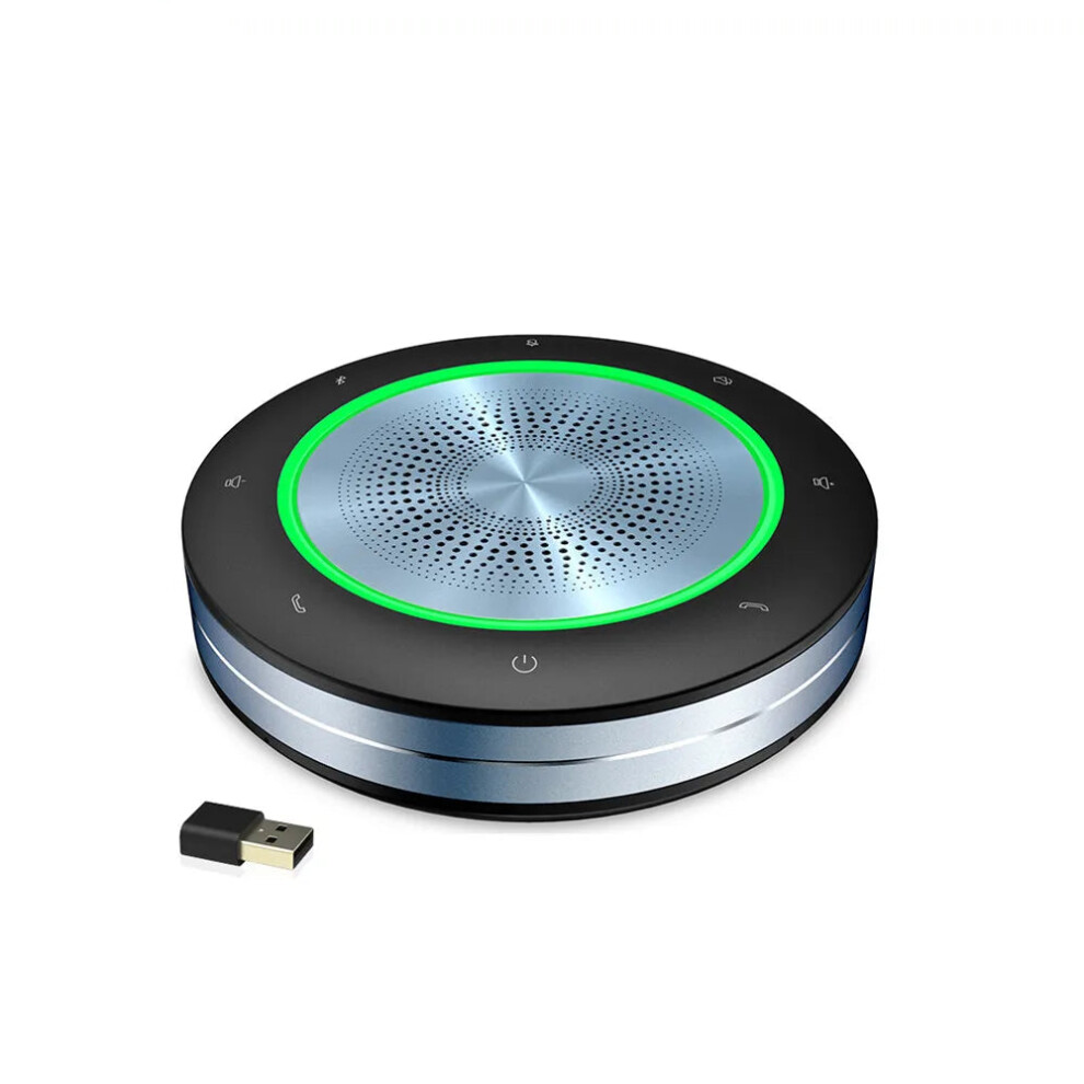 Stylish 360Ã Omnidirectional Wireless Bluetooth Microphone With Usb & Power Bank - Perfect For Large Video Conferences & Meetings, 8M Pickup Range 744759885807