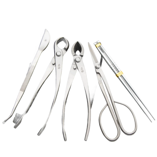 Premium 5-Piece Bonsai Tool Set - NMK 05/8 Professional Grade Kit