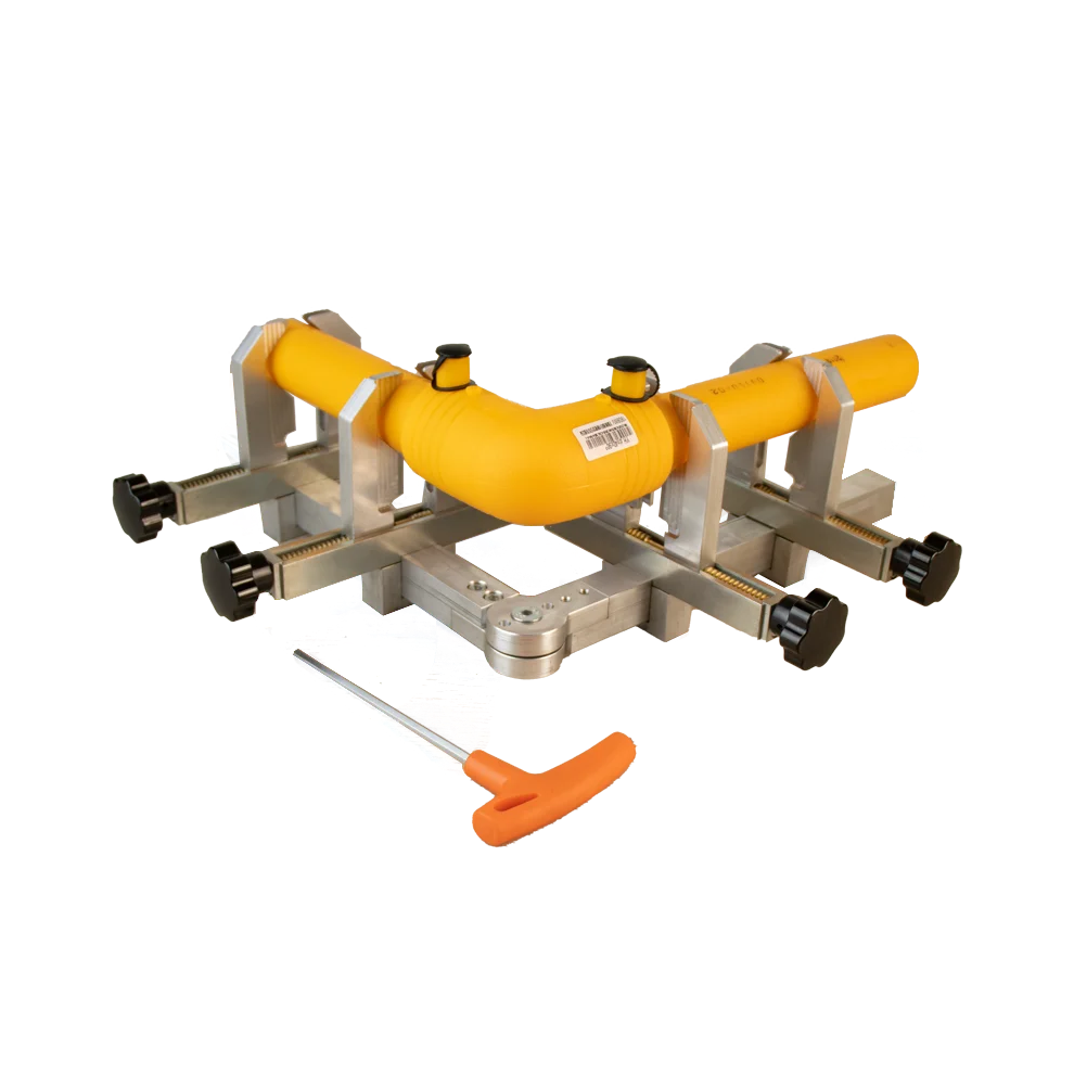 Precision Pipe Alignment Clamp - 90Mm Fusion Tube Holder For Secure And Stable Pipe Positioning 744759192356