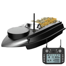 V030 GPS Fishing Bait Boat with 800m Range, 9 Fishing Grounds, 180 Bait Points, 6.6lbs Load Capacity, Night Light & Turn Signal