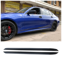 BMW 3 Series G28/G20 325i/325li 2020-2022 ABS Black Side Skirts Kit - High Quality Lip Splitters & Bumper Cover
