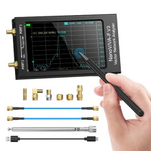 NanoVNA-F V3 Vector Network Analyzer - HF/VHF/UHF Antenna Analyzer with Metal Casing, 801 Scan Points