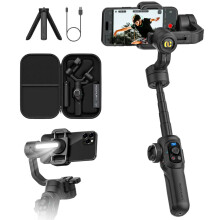 Aochuan Smart S2 Professional 3-Axis Smartphone Gimbal Stabilizer with Built-In 18cm Extension Pole