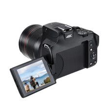 ORDRO 4K Camcorder with 12x Optical Zoom, LED Flash, and Manual Focus - Perfect for Vlogging (2024 New Arrival)