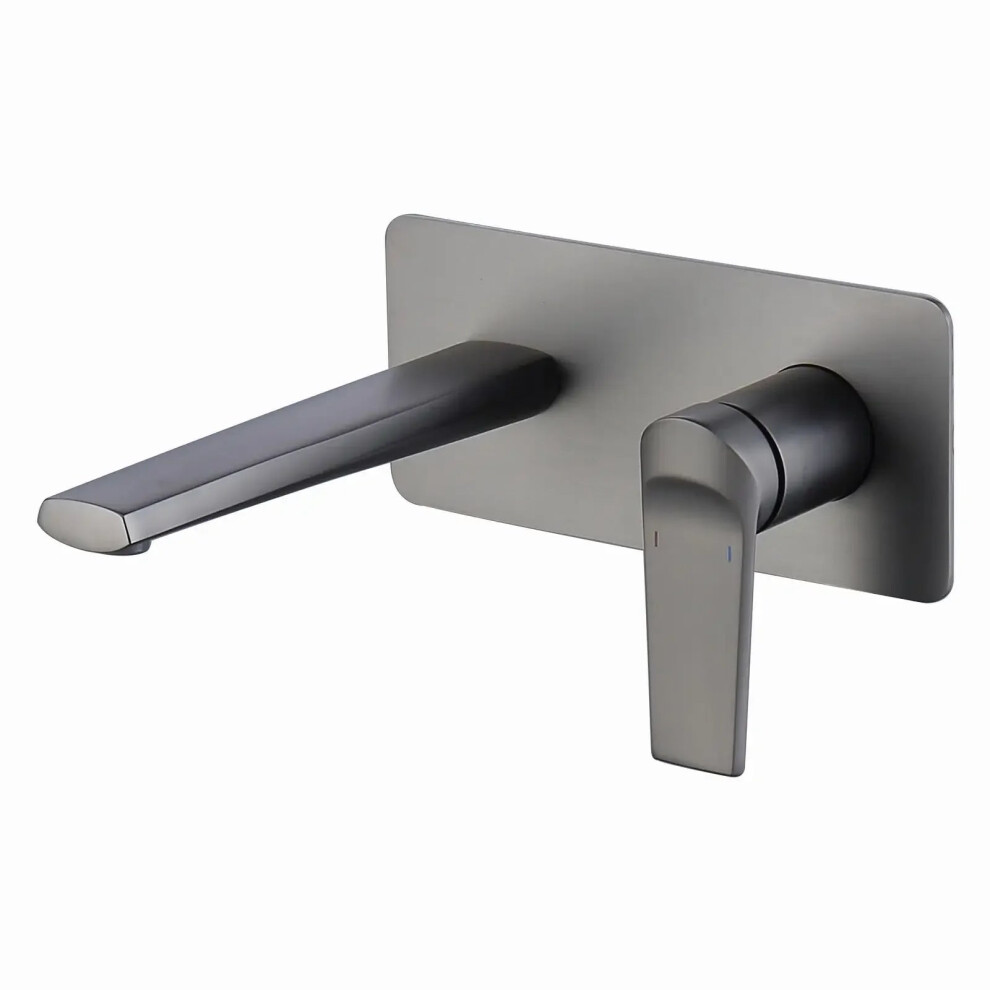 Luxury Waterfall Brass Basin Faucet - Concealed Design for Home & Hotel, Hot & Cold Functionality