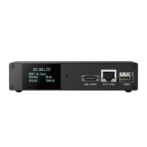 4K HDMI Mini Encoder/Decoder with SRT, NDI, High Compression, and Watermarked Subtitles - Supports RTSP, RTMP, HTTP, HLS, H.265, 1x4K @ 60fps