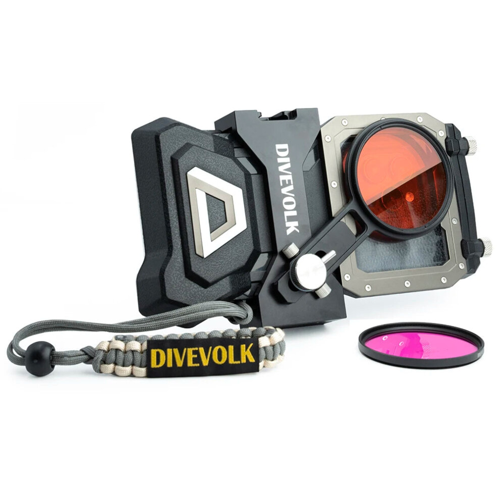 Divevolk Seatouch 4 Max Expansion Clamp & Diving Filter Kit For Iphone & Android Smartphones 313031515574