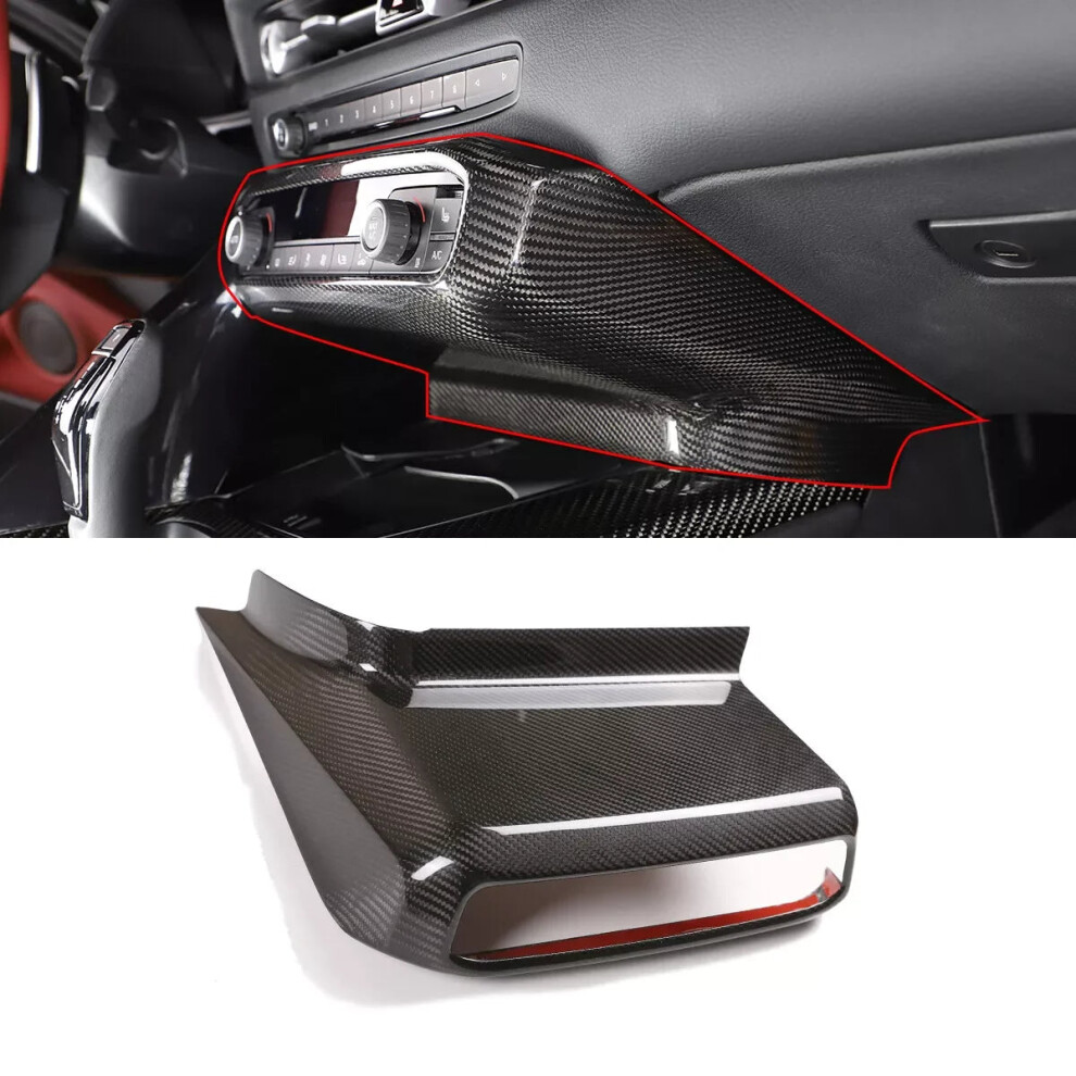 Premium Carbon Fiber Center Console Trim For Toyota Supra A90 (2019-2021) 313116624634