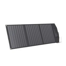 500W Folding Solar Panel with USB Type-C Smart Charge - Portable Handbag Photovoltaic Panels for DC 18V Solar Energy, I for Tourism & Camping