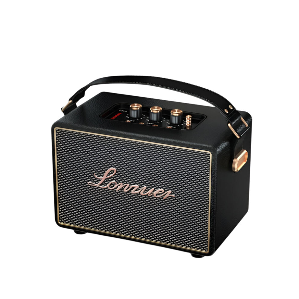 Lonzuer 80W Portable Bluetooth Speaker With Usb, Aux, And Tws Support - 2.1 Channel Sound Box For Home Audio 7445056972971