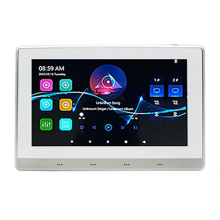 7-inch Android 11 dual-zone muziekversterker met wifi en touchscreen - 8 x 30W, wit