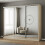 (250cm, Oak) FHI-DUBAI Mirrored Sliding Door Wardrobe 1