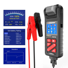 KW720 Multi-Vehicle Battery Tester with Built-In Printer - 6V/12V/24V Analyzer for Trucks, Motorcycles & Cars - Charging & Cranking Test Tools