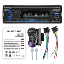 10pcs SWM 7811 12V Car MP3 Player with Intelligent Bluetooth, Surround Sound, and Subwoofer Connectivity