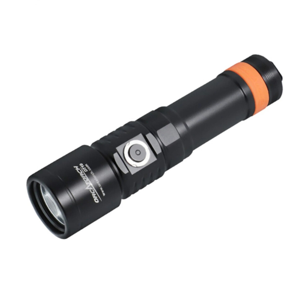 Orcatorch D710 Professional Scuba Diving Flashlight - Powerful Rechargeable Underwater Led Lantern 744110815221