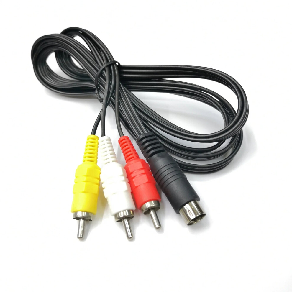 100-Pack 1.8M 9-Pin Av Cable For Sega Genesis 2 & 3 7445033542555