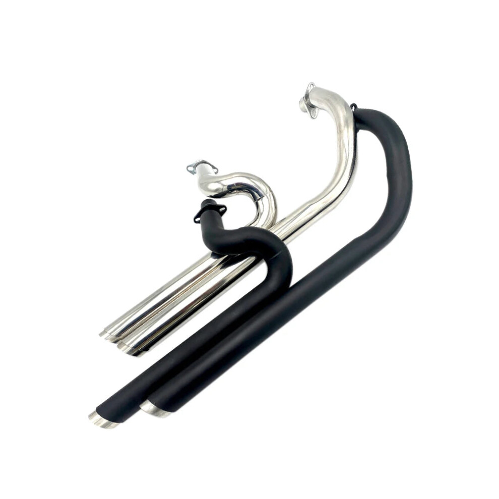 Honda Steed Shadow Vt400 Vt600 Vlx400 Vlx600 Dual Exhaust Full System Muffler 744110611656