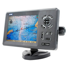 7-Inch Color LCD GPS Chart Plotter with Built-in Class B AIS Transponder and GPS Antenna - Onwa KP-708A Marine Navigator Combo