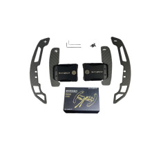 Real Carbon Fiber Magnetic Shift Paddle Extensions for 2015-2021 Ford Mustang Steering Wheel