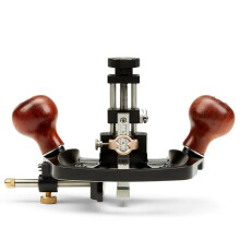 KM 17 Pro Router Plane - Die Steel Body, Adjustable Fence, Cam Lock Depth Stop, Dual Blade 1/2 for Precision Joinery Cutting