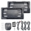 Dual Electric Retractable License Plate Frame with Remote Control - 2pcs Set 1