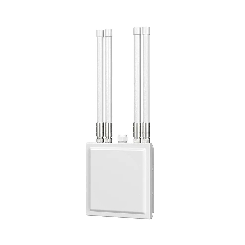 High-Power Outdoor Wifi Ap Router & Repeater With 48V Poe, 1200Mbps Dual-Band (2.4G/5G) Wireless Extender, Gigabit Lan/Wan Ports, And 6Dbi Gain Anten 313056457460