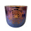 Mixed Color Crystal Singing Bowl - 3rd Octave, 440Hz, Note B, Crown Chakra, Engraved, Flawed 1