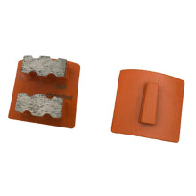Medium Bond Double E-Shape Segments - 9 Pcs Redi Lock Grinding Winds for Efficient Concrete Polishing