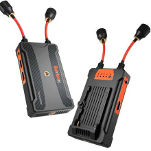 300m Wireless HDMI Video Transmitter & Receiver Extender for Camera & Laptop Streaming to TV, Battery Supported