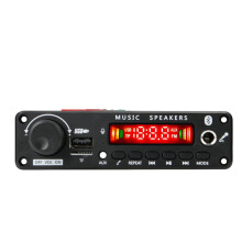 20-Piece 200W Bluetooth Amplifier DIY Kit with MP3/WAV Decoder Board - 12V 100W Wireless Car USB MP3 Player with TF Card Slot, USB, FM, and Microphon