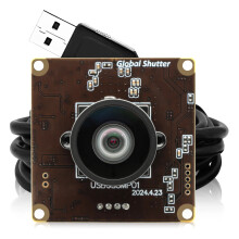 High-Performance 5MP 50FPS Global Shutter USB Camera Module with No Distortion Lens for Laser Engravers - Compatible with Linux, Windows, Android, an