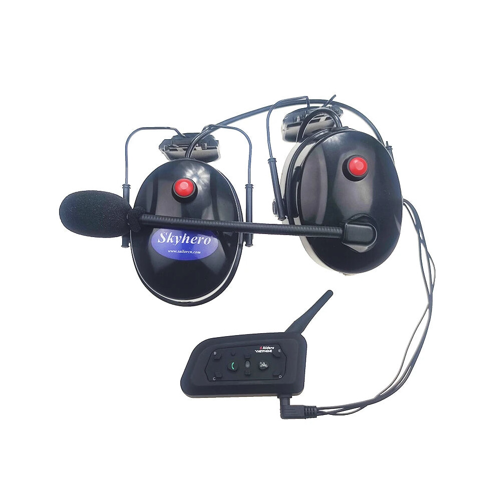 Hs-01 Xlr Bluetooth Noise-Canceling Headset For Paramotor Helmets 313051248292