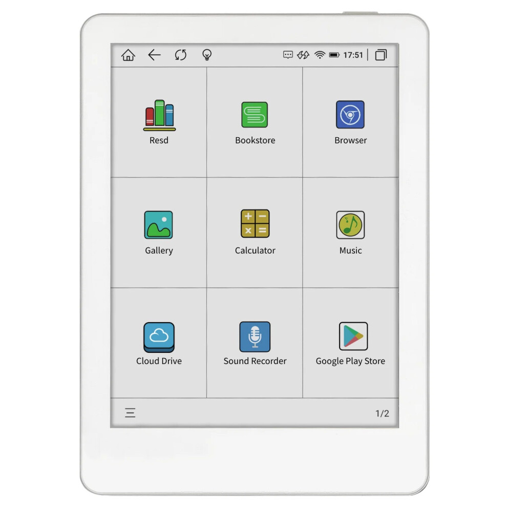 Meebook M6c Colorful Ereader - 6 Android 11, Google Play, 3Gb Ram, 32Gb Rom, 2024 Model 313037213207