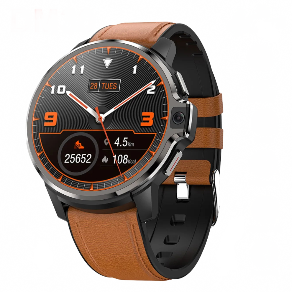 Dm30 4G Smartwatch: 1.69-Inch Full Screen, Android 9.1, 4Gb Ram, 64Gb Storage, Lte Sim, Gps, Wifi, Heart Rate Monitor - Perfect For Men & Women In Bu 7445028530512