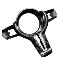 BMW Forged Carbon Fiber Steering Wheel Cover for F-Series Models: F20, F22, F30, F32, F10, F06, F15, F16, F80, F87, F82 - Interior Upgrade Accessory