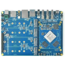 FriendlyElec CM3588 NAS Kit: High-Performance 2.5G Rockchip Board with 4x PCIe 3.0, 4K/8K Support, HDMI Input, and 4 NVMe Slots