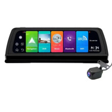 Android 8.1 4G ADAS Dash Camera: Full HD 1080p Rearview Mirror Video Recorder with GPS & WiFi, Dual Lens