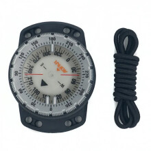 Attachable Noctilucence Compass for Scuba Diving - Dual Wear Design for Underwater Navigation