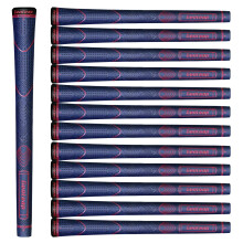 GeoLeap 13-Piece Rubber Golf Grips Set - Standard Size, Soft Feel, Anti-Slip for Irons, Drivers, Woods, & Hybrids