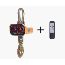 Heavy-Duty 3-Ton Digital Lifting Scale with Wireless Remote Control, Red/Green Display, Aluminum Shell - I for Industrial Weighing and Tire Repair