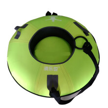 Ultimate Blue & Pink Rubber Snow Sled for Adults - Hard Bottom Winner Tubing Experience