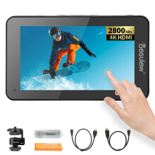 Desview R6II 5.5'' 4K HDMI Touch Screen Camera Field Monitor - Ultra High Brightness 2800nits, Full HD, 60Hz, 3D LUT Support